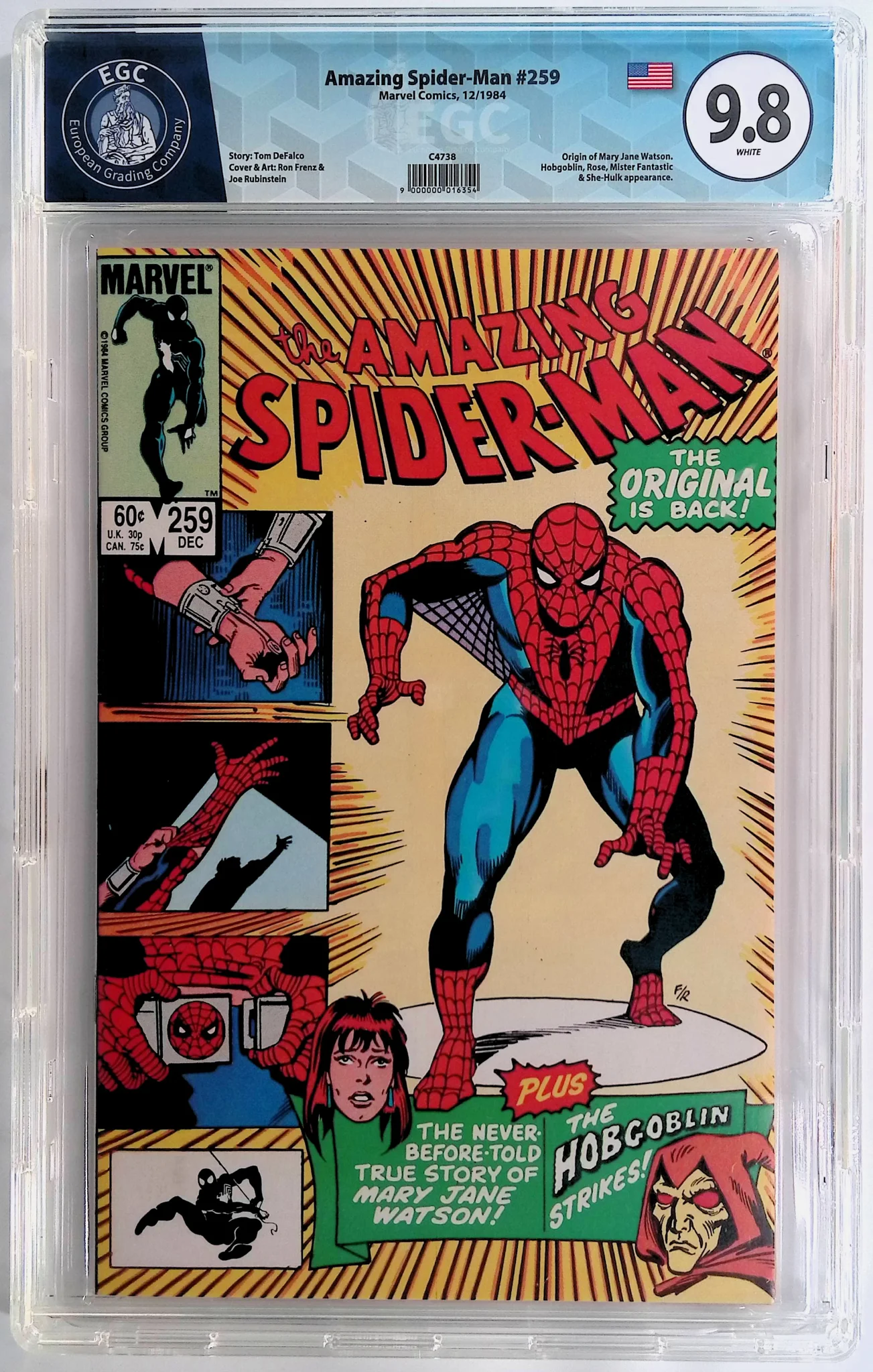 Amazing Spider-Man #259 EGC 9.8